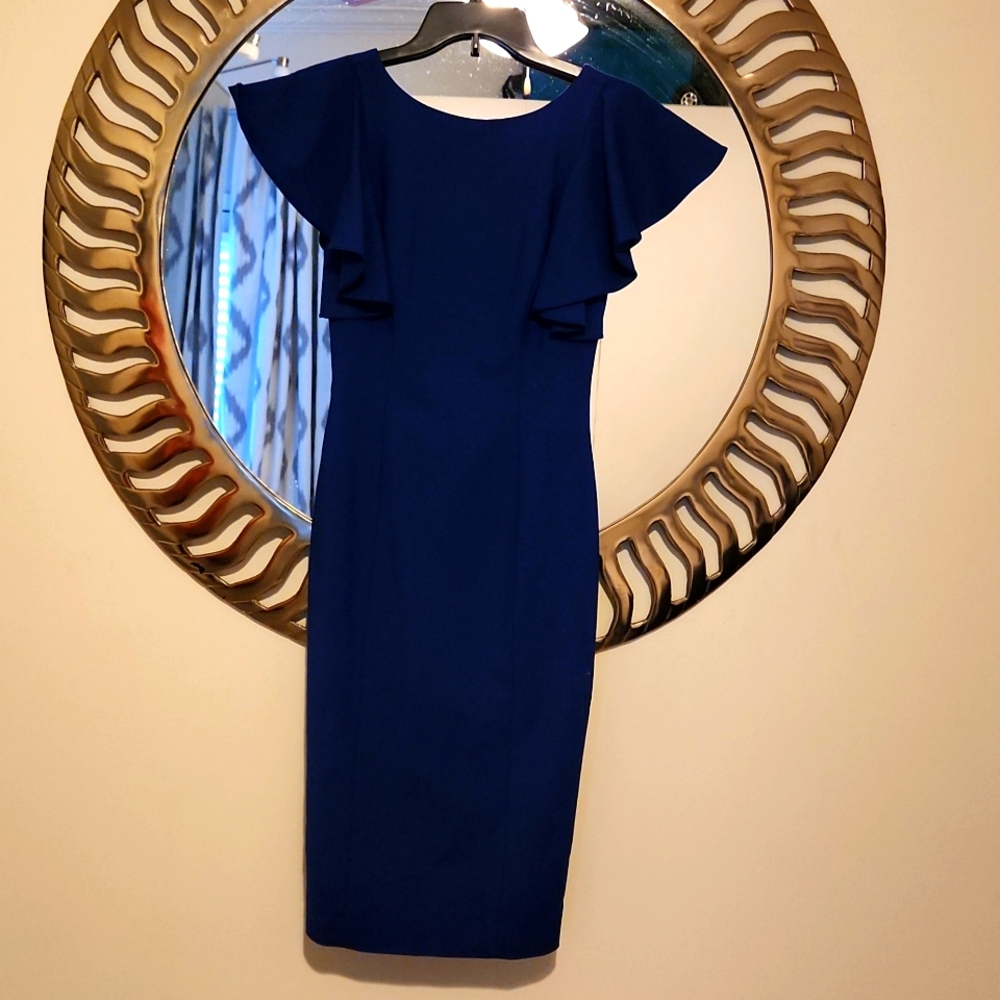 Blue dress